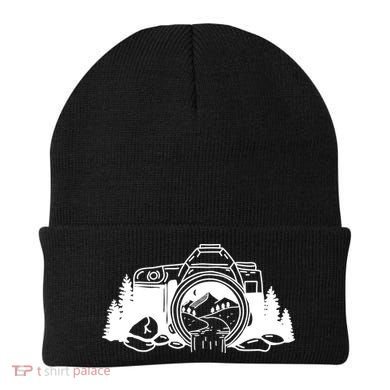Nature Camera Waterfall Beanie