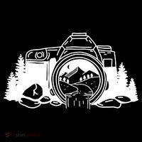 Nature Camera Waterfall Kids T-Shirt thumb 4