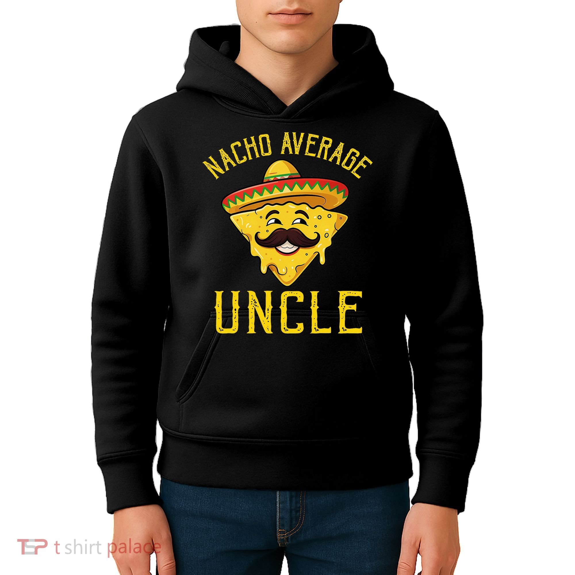 Nacho Average Uncle Matching Family Cinco De Mayo Kids Hoodie