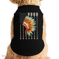Native American Usa Flag Doggie Tank thumb 0