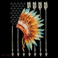 Native American Usa Flag Coaster thumb 2