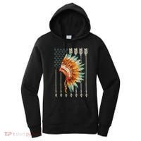 Native American Usa Flag Women's Hoodie thumb 0
