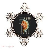 Native American Usa Flag Ornament thumb 0