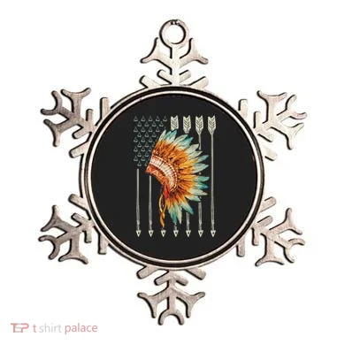 Native American Usa Flag Ornament