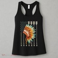 Native American Usa Flag Women's Tank Top thumb 3