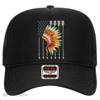 Native American Usa Flag Hat thumb 0