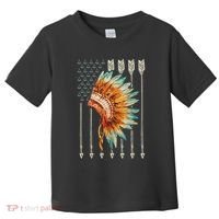Native American Usa Flag Toddler T-Shirt thumb 0