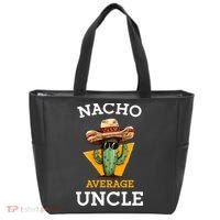 Nacho Average Uncle Funny Mexican Uncle Cactus Cinco De Mayo Tote Bag thumb 0