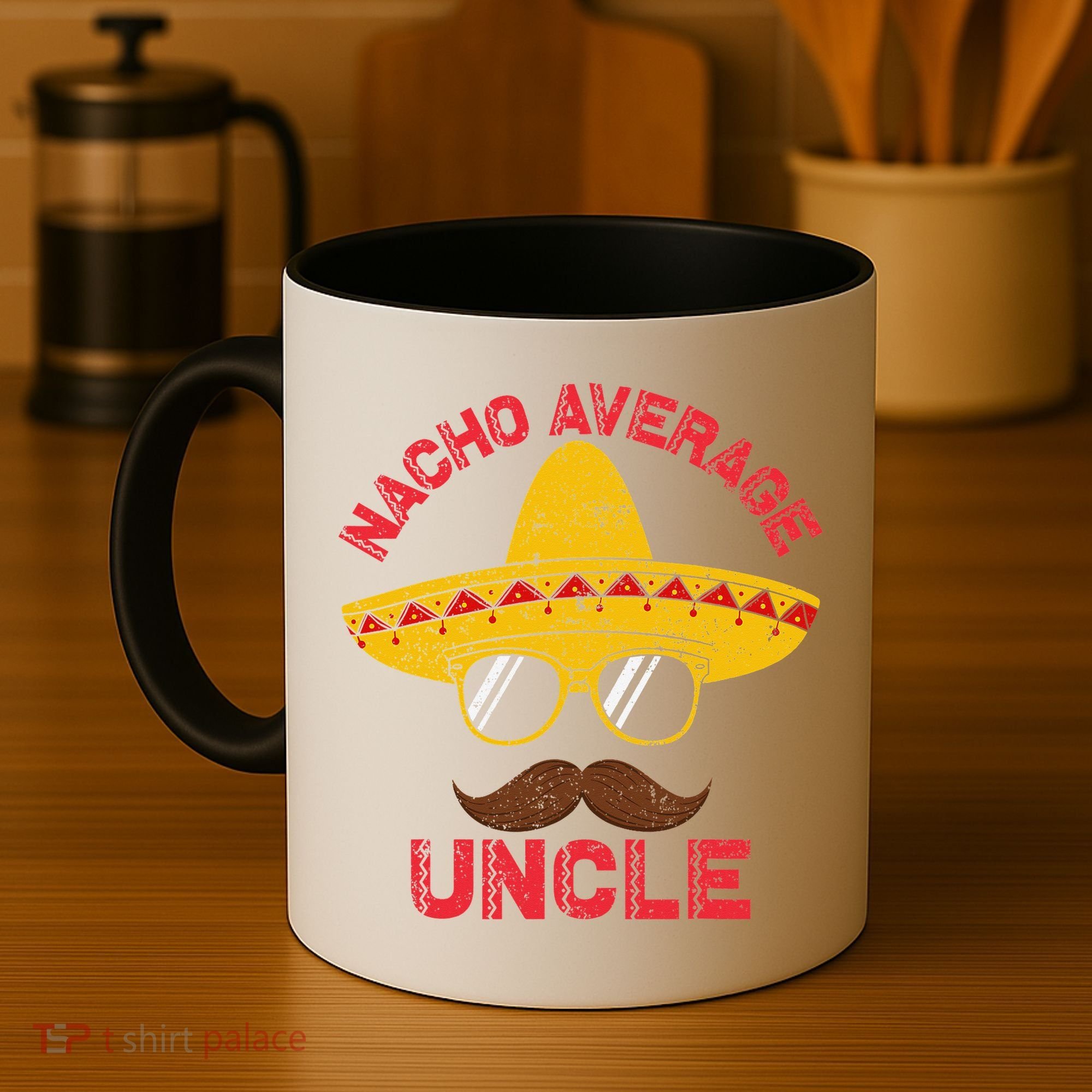Nacho Average Uncle Cinco De Mayo Funny Mexican Sombrero Coffee Mug
