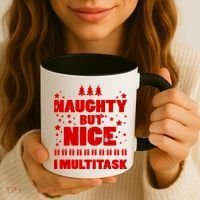 Naughty But Nice I Multitask Coffee Mug thumb 3