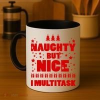 Naughty But Nice I Multitask Coffee Mug thumb 4