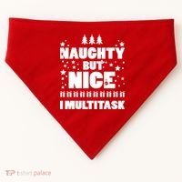 Naughty But Nice I Multitask USA-Made Doggie Bandana thumb 0