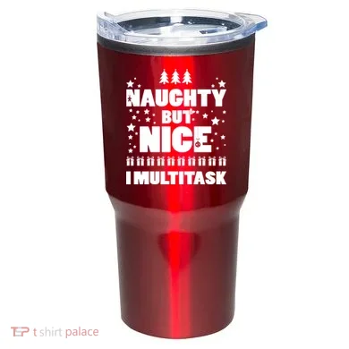 Naughty But Nice I Multitask Tumbler