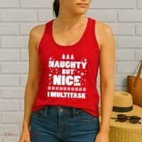 Naughty But Nice I Multitask Women's Tank Top thumb 2