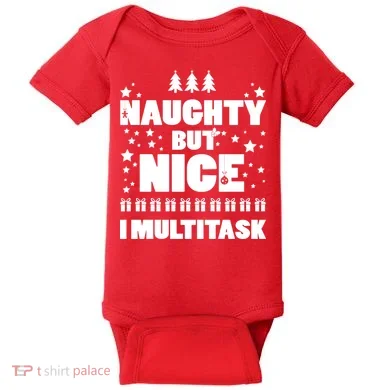 Naughty But Nice I Multitask Baby Bodysuit