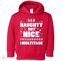 Naughty But Nice I Multitask Toddler Hoodie thumb 0