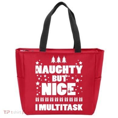 Naughty But Nice I Multitask Tote Bag