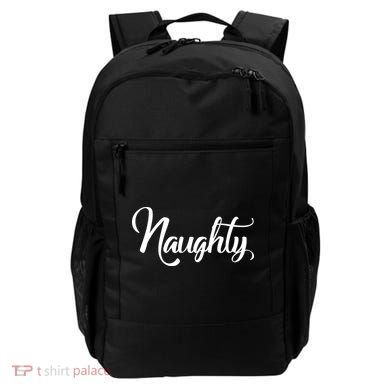 Naughty Christmas Couples Naughty and Nice Backpack