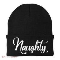 Naughty Christmas Couples Naughty and Nice Beanie thumb 0