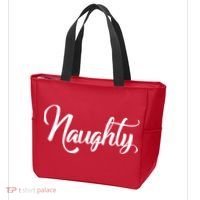 Naughty Christmas Couples Naughty and Nice Tote Bag thumb 3