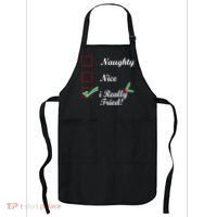 Naughty Nice I Really Tried Checklist Apron thumb 0