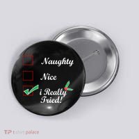 Naughty Nice I Really Tried Checklist Button thumb 0