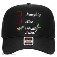 Naughty Nice I Really Tried Checklist Hat thumb 0