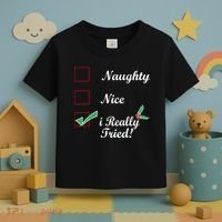 Naughty Nice I Really Tried Checklist Toddler T-Shirt thumb 3