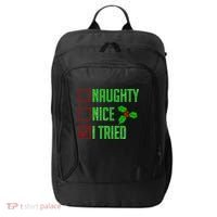 Naughty Nice I Tried Christmas City Backpack thumb 0