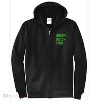Naughty Nice I Tried Christmas Full Zip Hoodie thumb 0