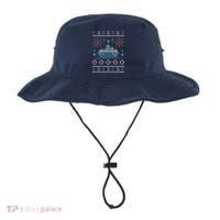 Nautical Ship Boat Ugly Christmas Sweater Bucket Hat thumb 0