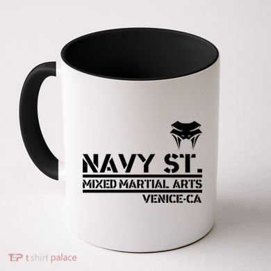 Navy St Mix Martial Arts Venice California Snake Logo Coffee Mug