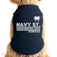 Navy St Mix Martial Arts Venice California Snake Logo Doggie Tank thumb 0