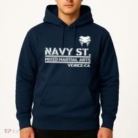 Navy St Mix Martial Arts Venice California Snake Logo Hoodie thumb 2