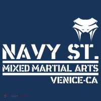 Navy St Mix Martial Arts Venice California Snake Logo Long Sleeve Shirt thumb 2