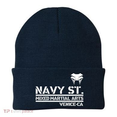 Navy St Mix Martial Arts Venice California Snake Logo Beanie