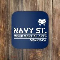 Navy St Mix Martial Arts Venice California Snake Logo Coaster thumb 0