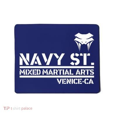 Navy St Mix Martial Arts Venice California Snake Logo Mousepad
