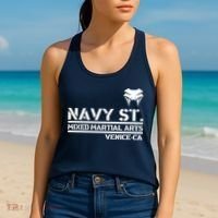 Navy St Mix Martial Arts Venice California Snake Logo Women's Tank Top thumb 2