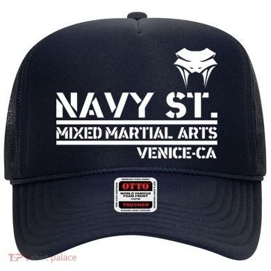Navy St Mix Martial Arts Venice California Snake Logo Hat