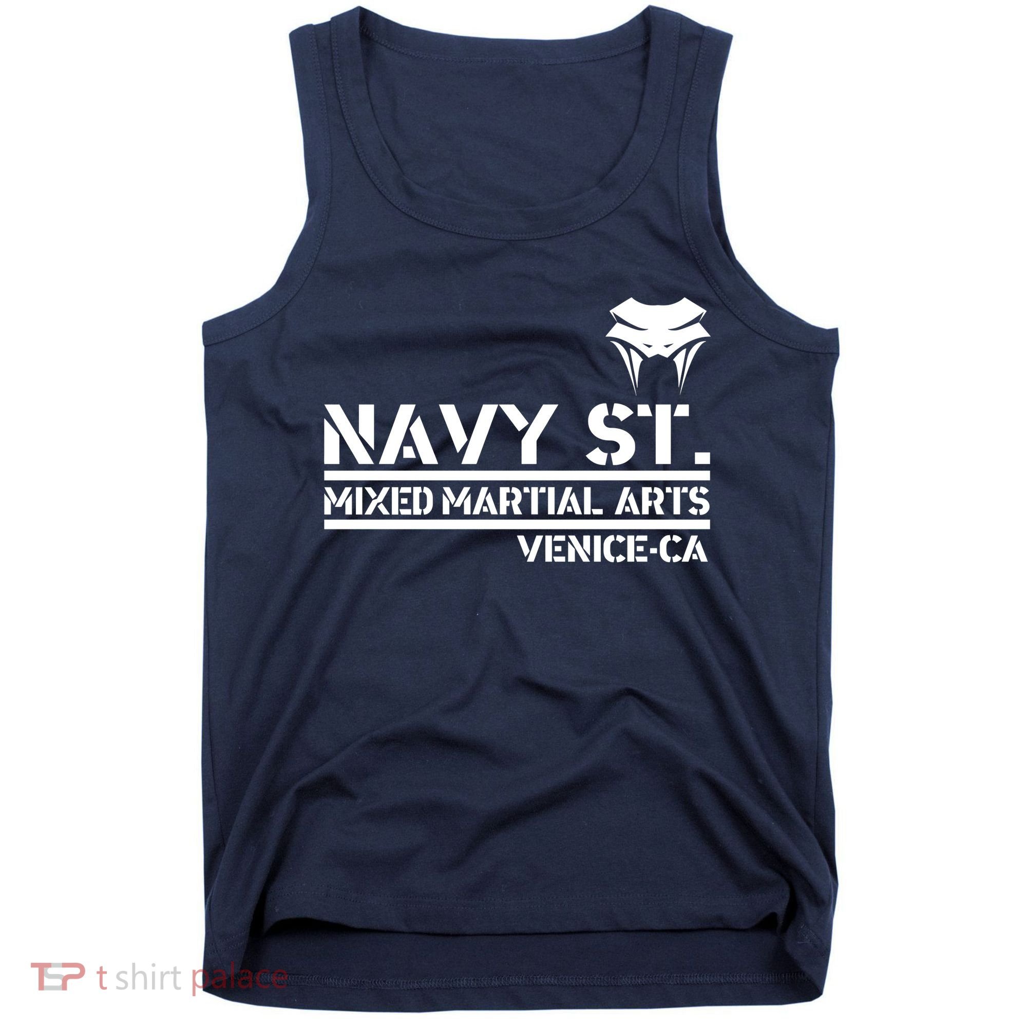 Navy St Mix Martial Arts Venice California Snake Logo Tank Top