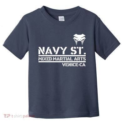 Navy St Mix Martial Arts Venice California Snake Logo Toddler T-Shirt