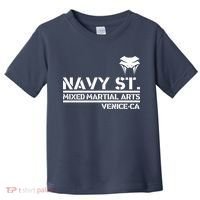Navy St Mix Martial Arts Venice California Snake Logo Toddler T-Shirt thumb 0