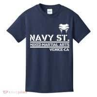 Navy St Mix Martial Arts Venice California Snake Logo Kids T-Shirt thumb 0