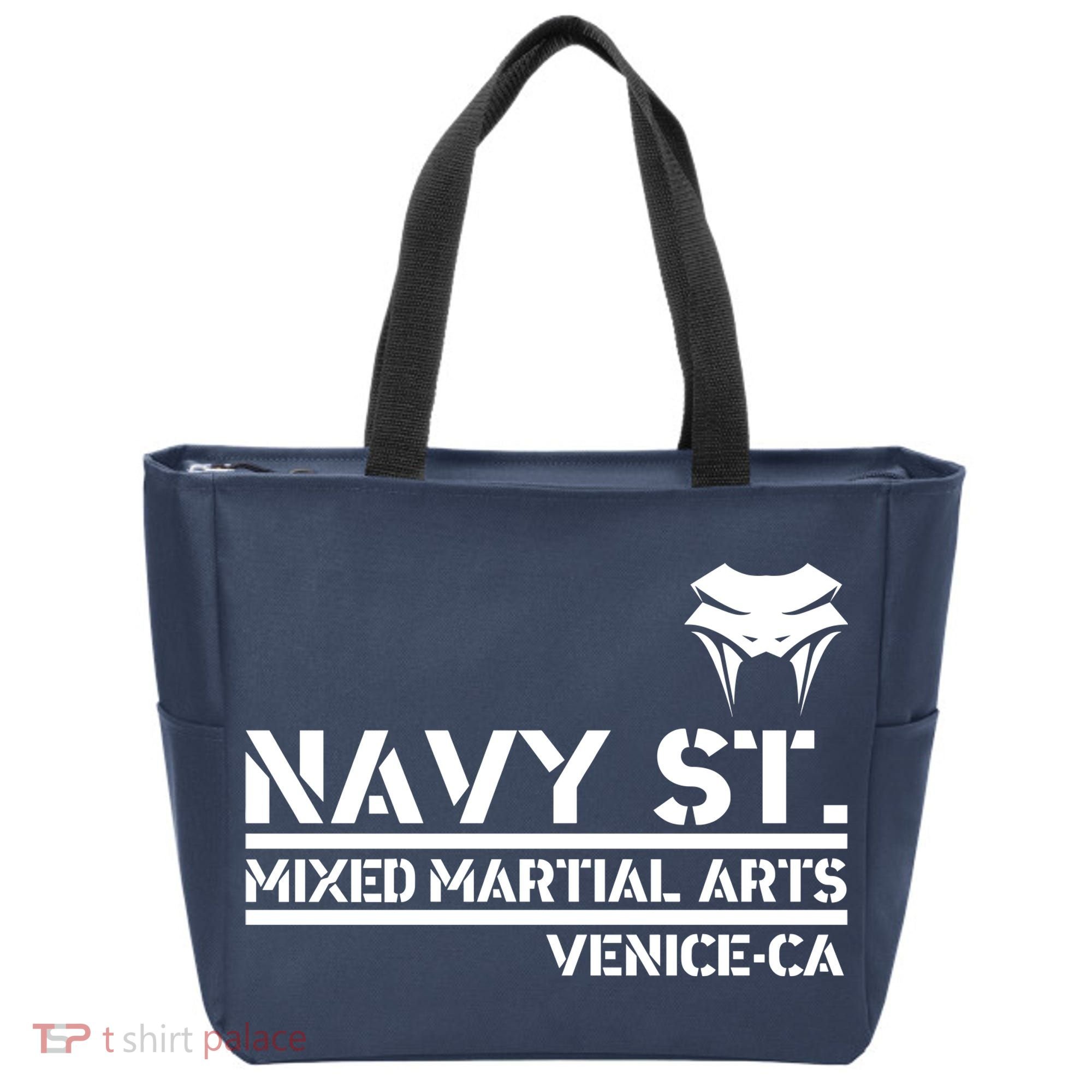 Navy St Mix Martial Arts Venice California Snake Logo Tote Bag
