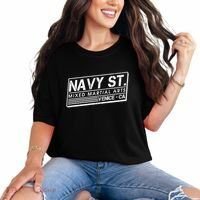 Navy St Mixed Martial Arts Venice Ca Comfort Colors T-Shirt thumb 0