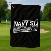 Navy St Mixed Martial Arts Venice Ca Golf Towel thumb 1