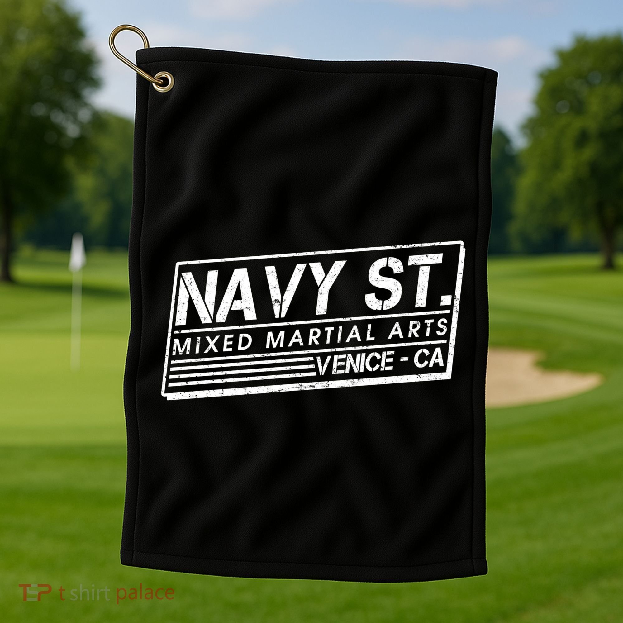 Navy St Mixed Martial Arts Venice Ca Golf Towel