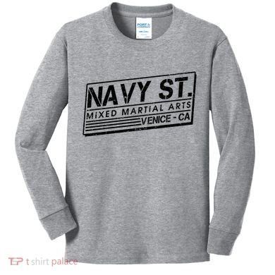 Navy St Mixed Martial Arts Venice Ca Kids Long Sleeve Shirt
