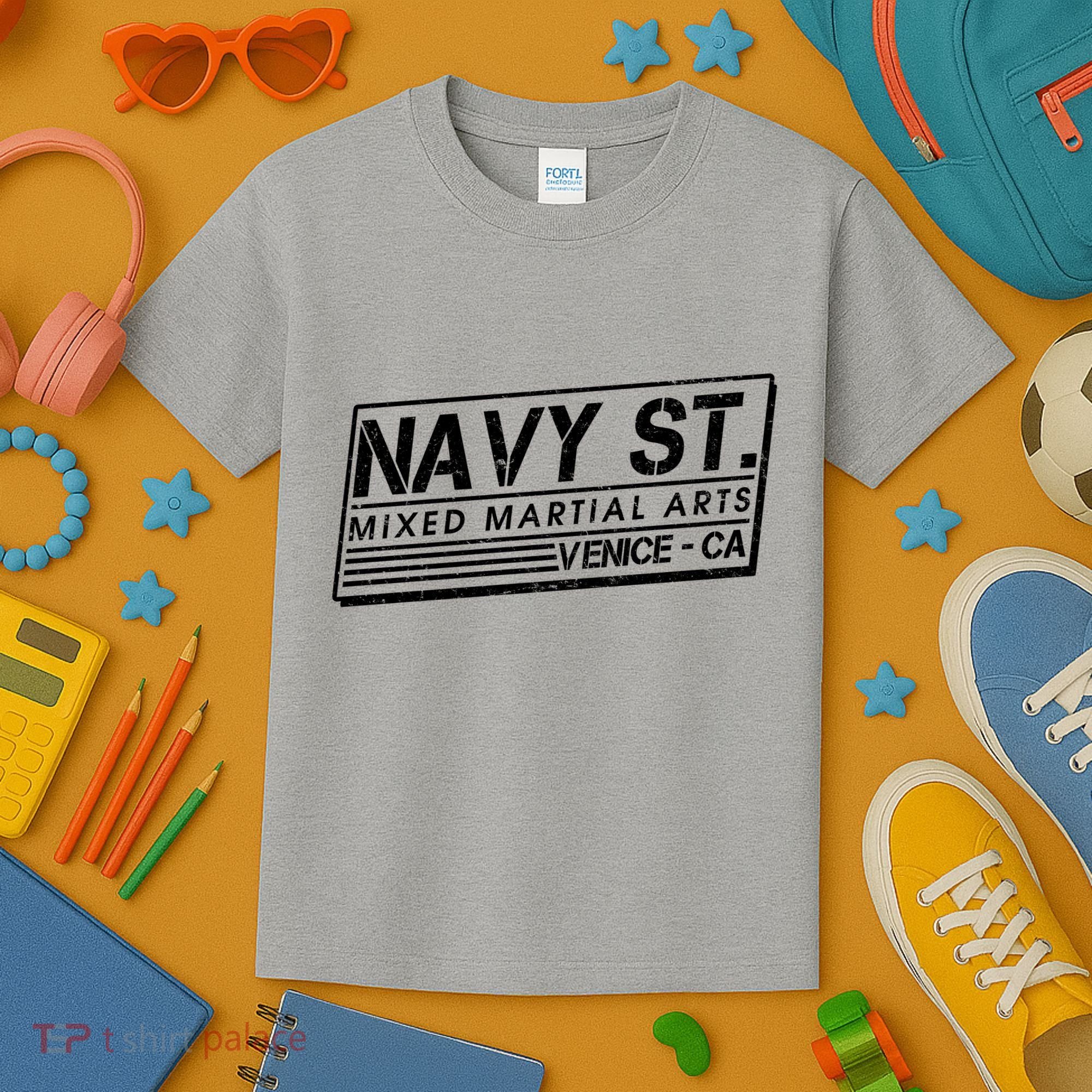 Navy St Mixed Martial Arts Venice Ca Kids T-Shirt